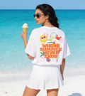 Take Me Where Summer Never Ends 100% Cotton Boxy Fit Tee