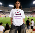 I Am Only Here For The Halftime Snacks 100% Cotton Tee