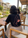 Minimalist 100% Cotton Black Tee