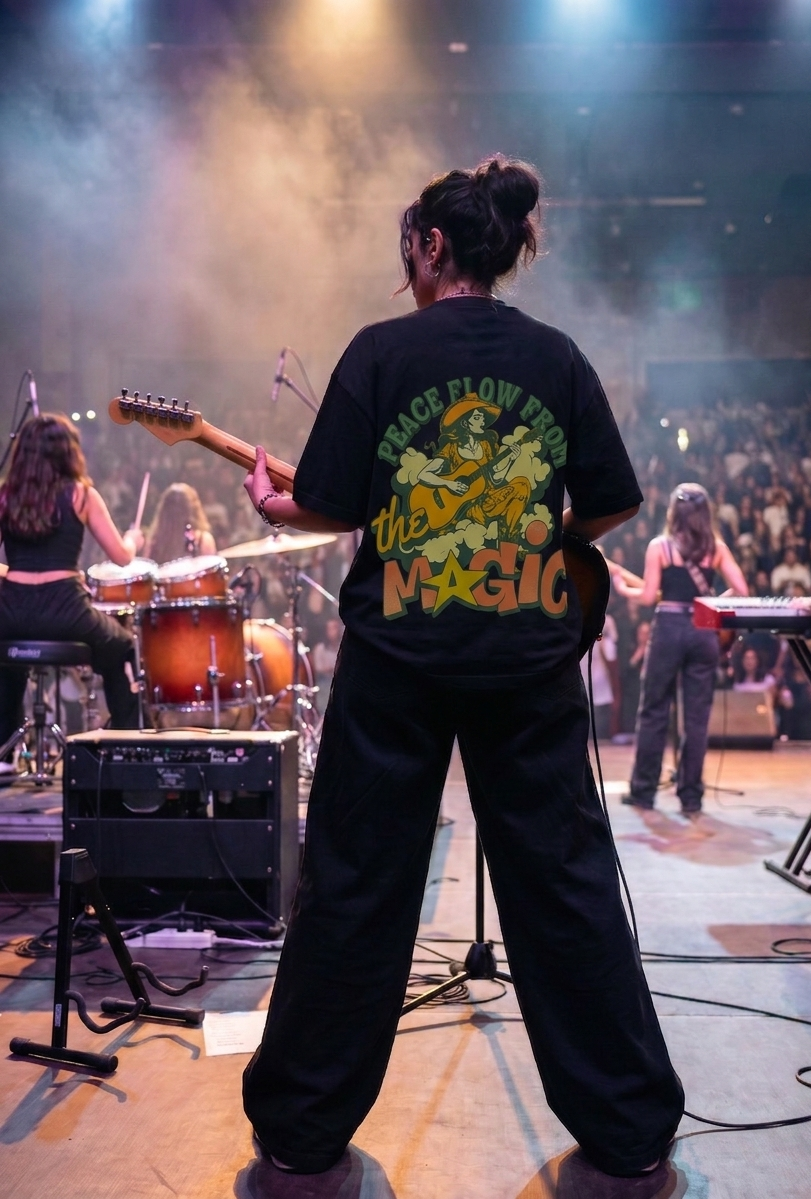 Peace Flow From The Magic 100% Cotton Tee