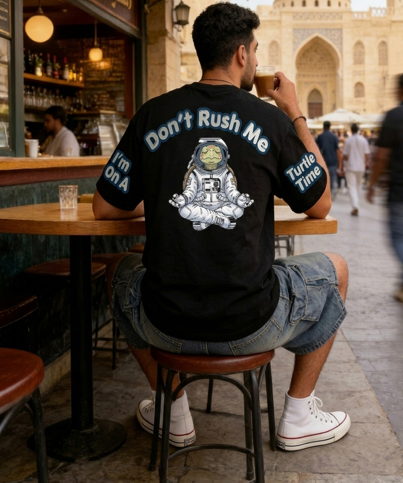 Don't Rush Me, I'm On A Turtle Time 100% Cotton Tee
