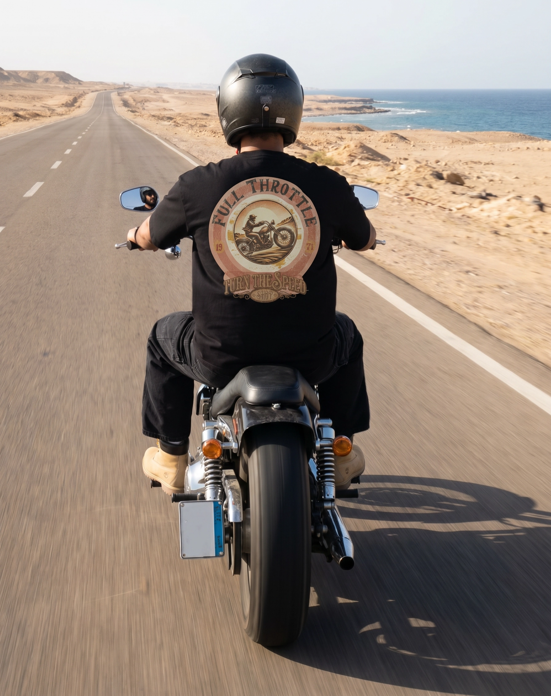 Full Throttle, Turn The Speed 100% Cotton Tee