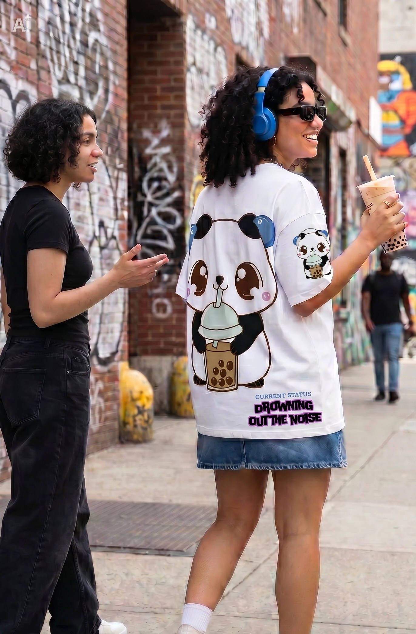 Current Status: Drowning Out The Noise 100% Cotton Tee