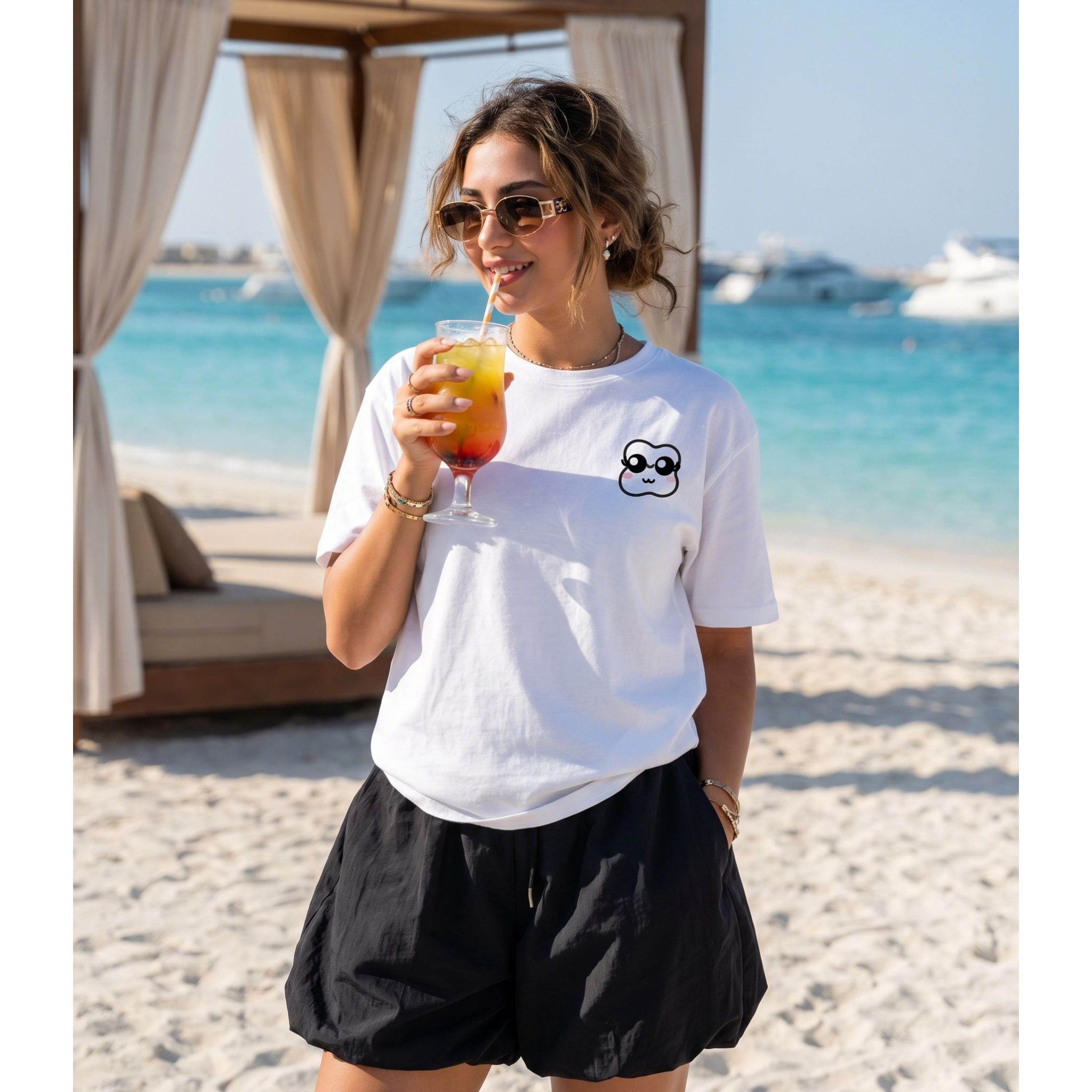 I'm Awesome 100% cotton Boxy Fit Tee