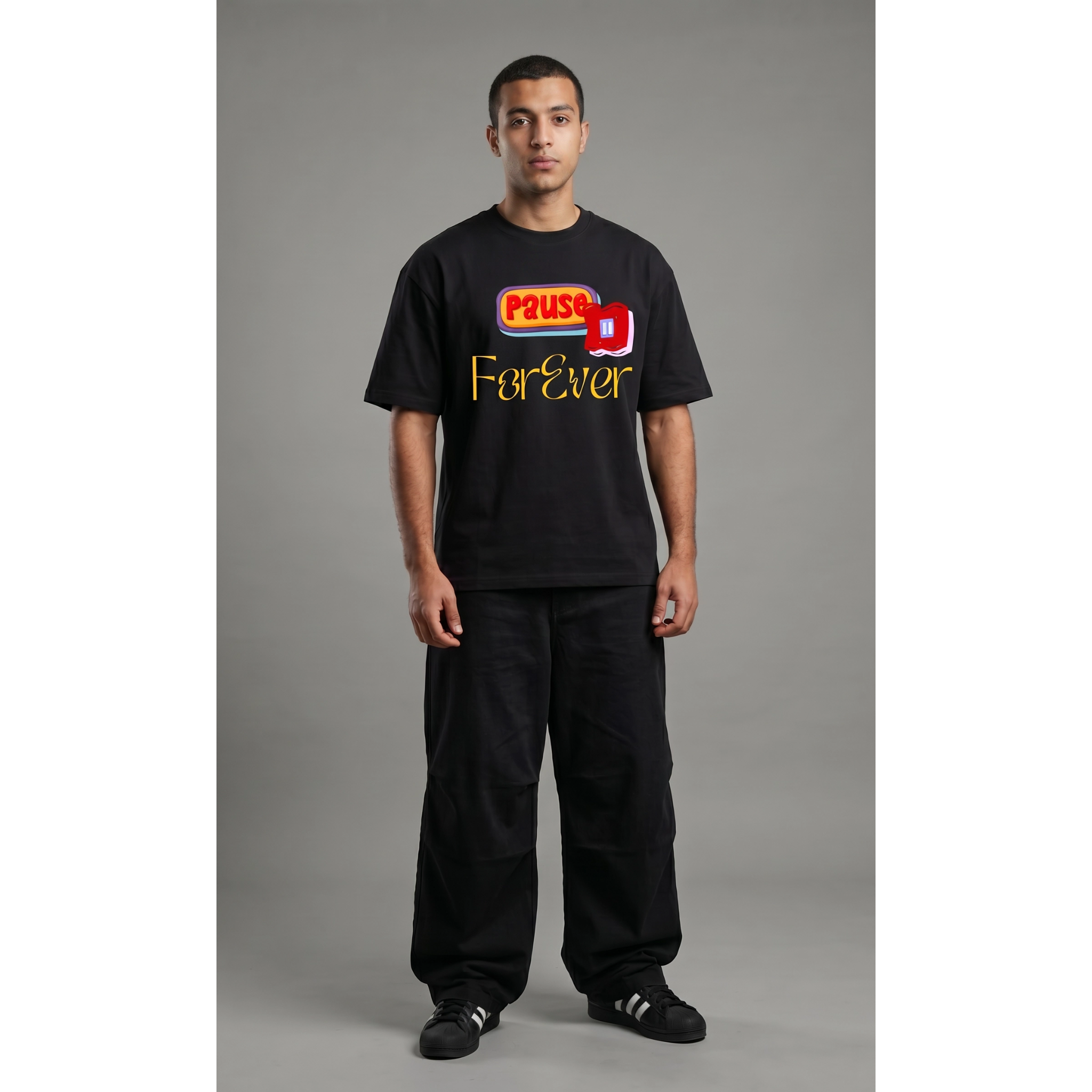 Paused Forever 100% Cotton Tee