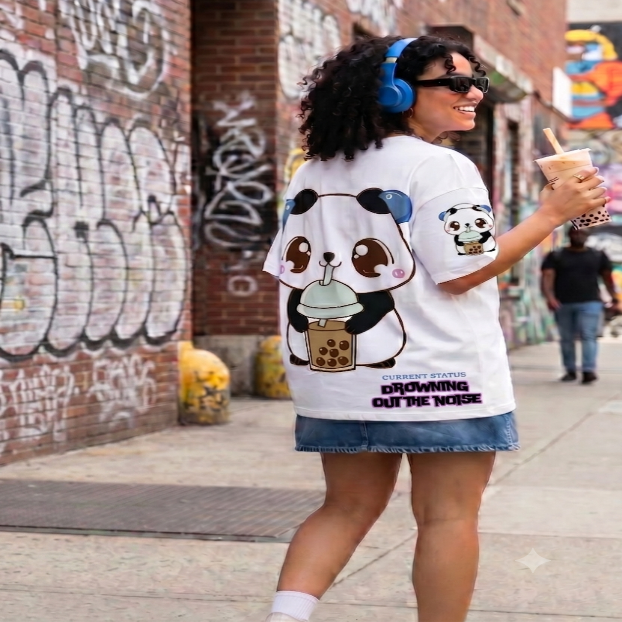 Current Status: Drowning Out The Noise 100% Cotton Tee