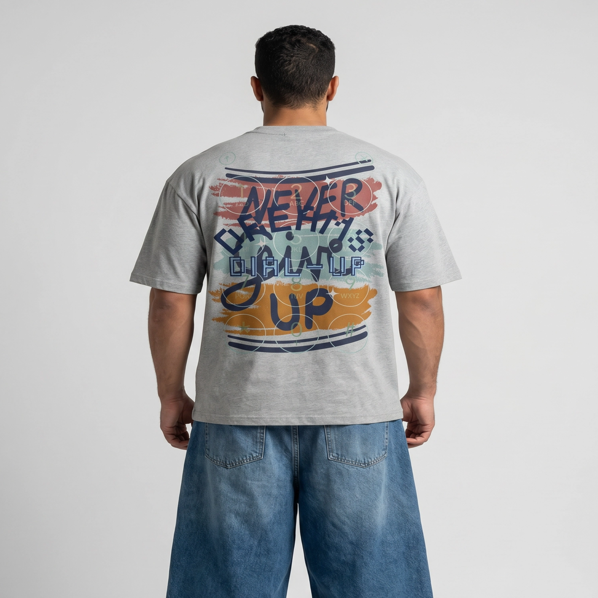 Dial-Up Dreams & Never Give Up 100% Cotton Tee