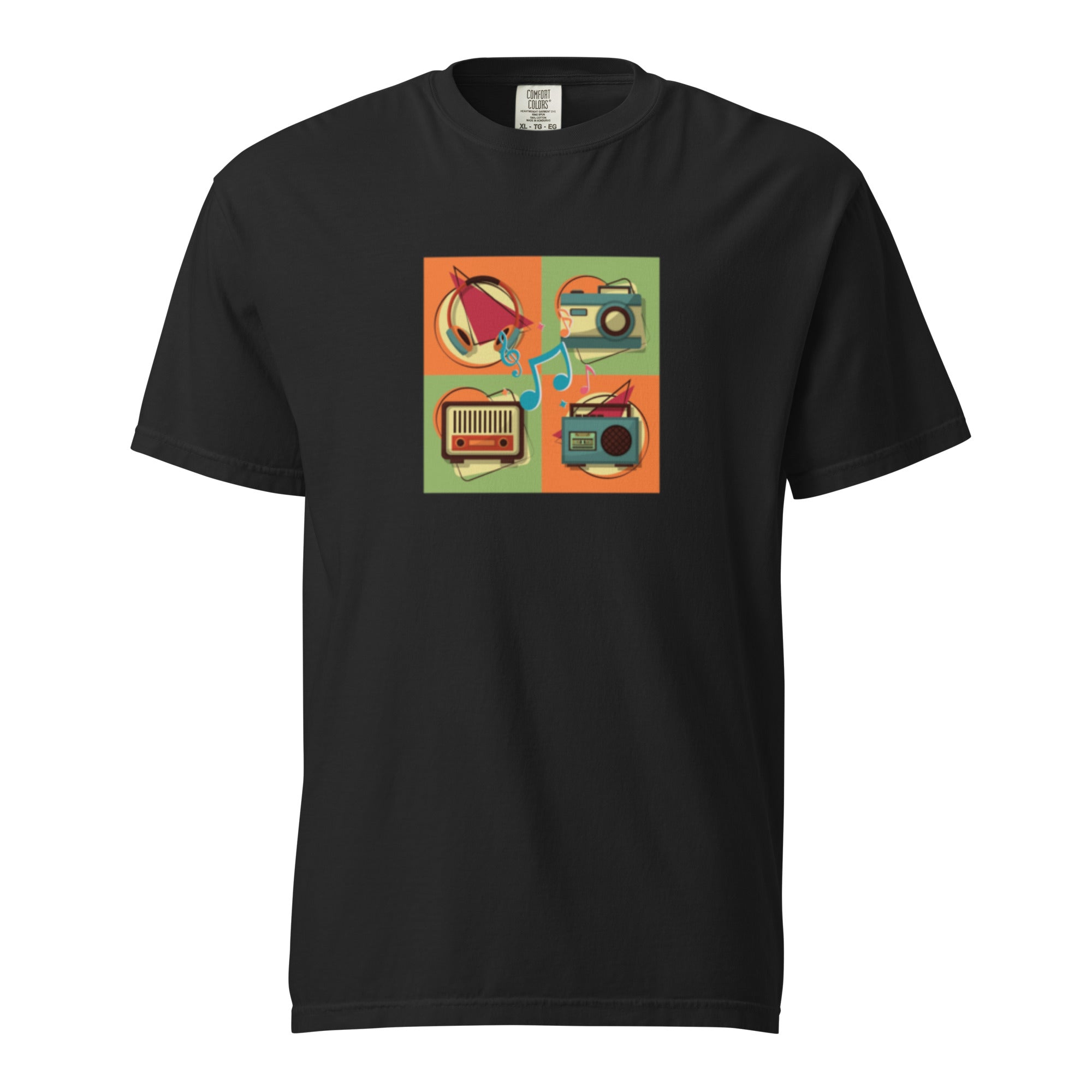 "The Analog Sequence" Unisex Tee – Retro Tech Pop Art & Vintage Nostalgia Graphic Shirt