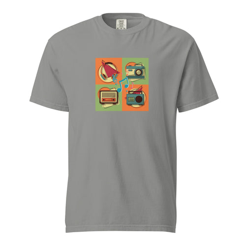 "The Analog Sequence" Unisex Tee – Retro Tech Pop Art & Vintage Nostalgia Graphic Shirt
