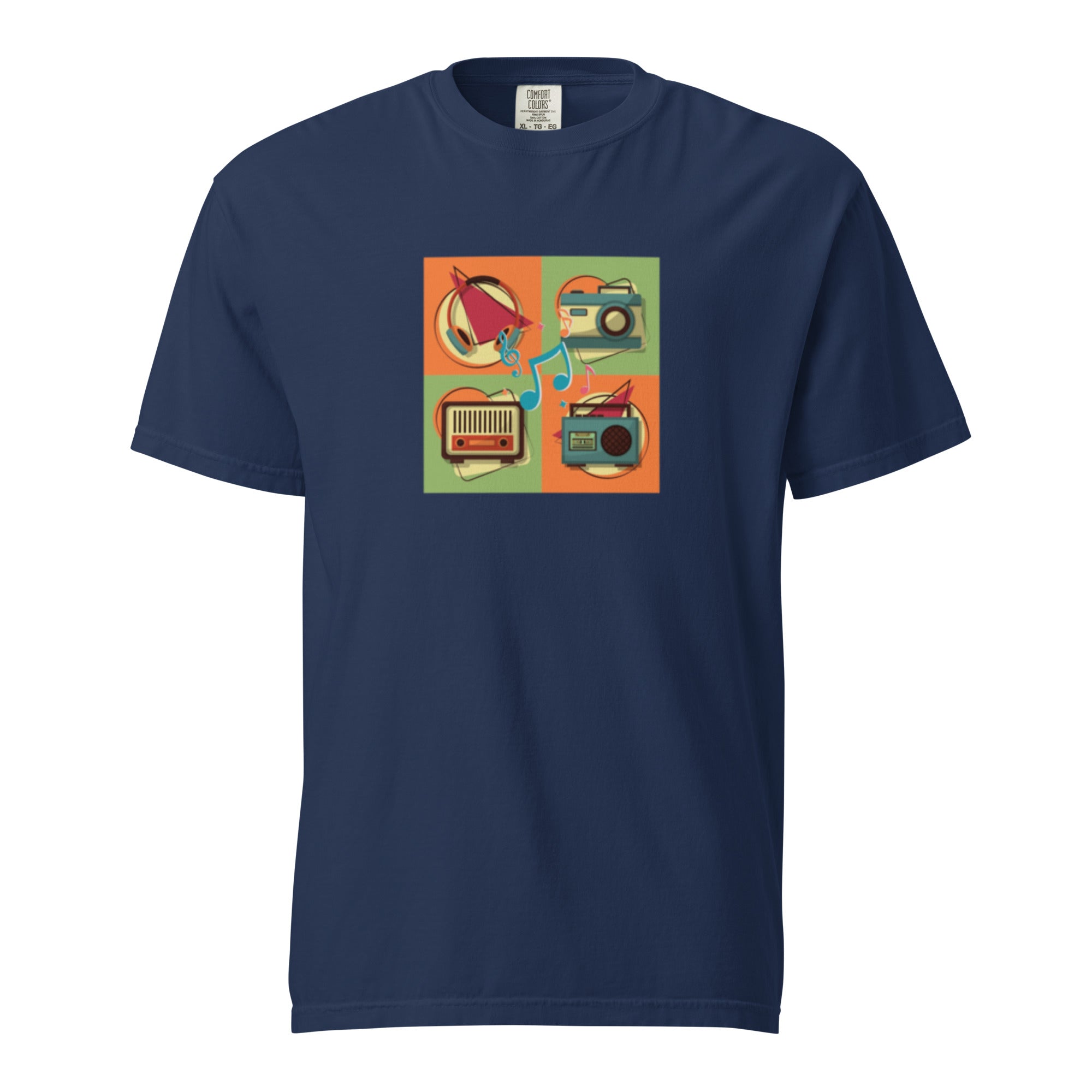 "The Analog Sequence" Unisex Tee – Retro Tech Pop Art & Vintage Nostalgia Graphic Shirt