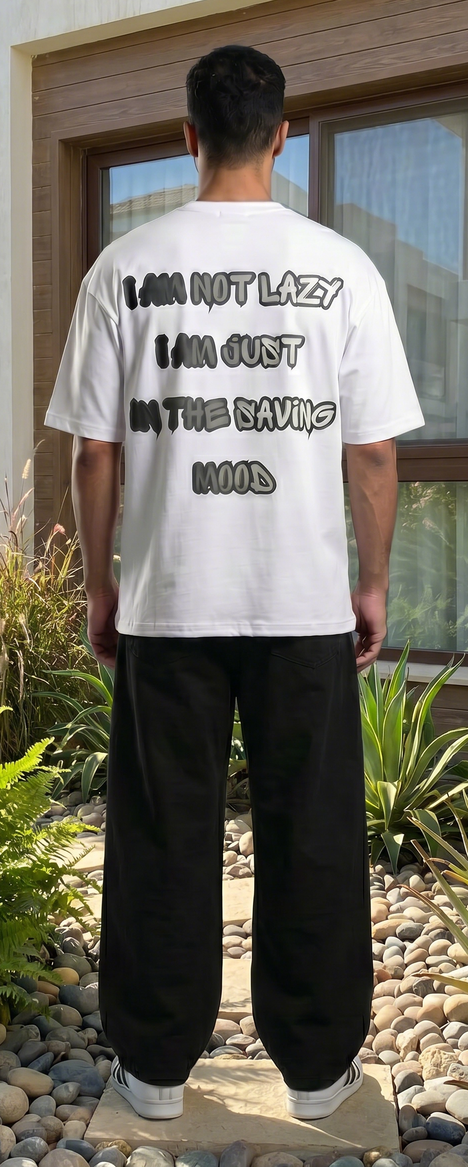 The "Saving Mood" Premium Boxy Fit Tee | 100% Premium Cotton T-Shirt